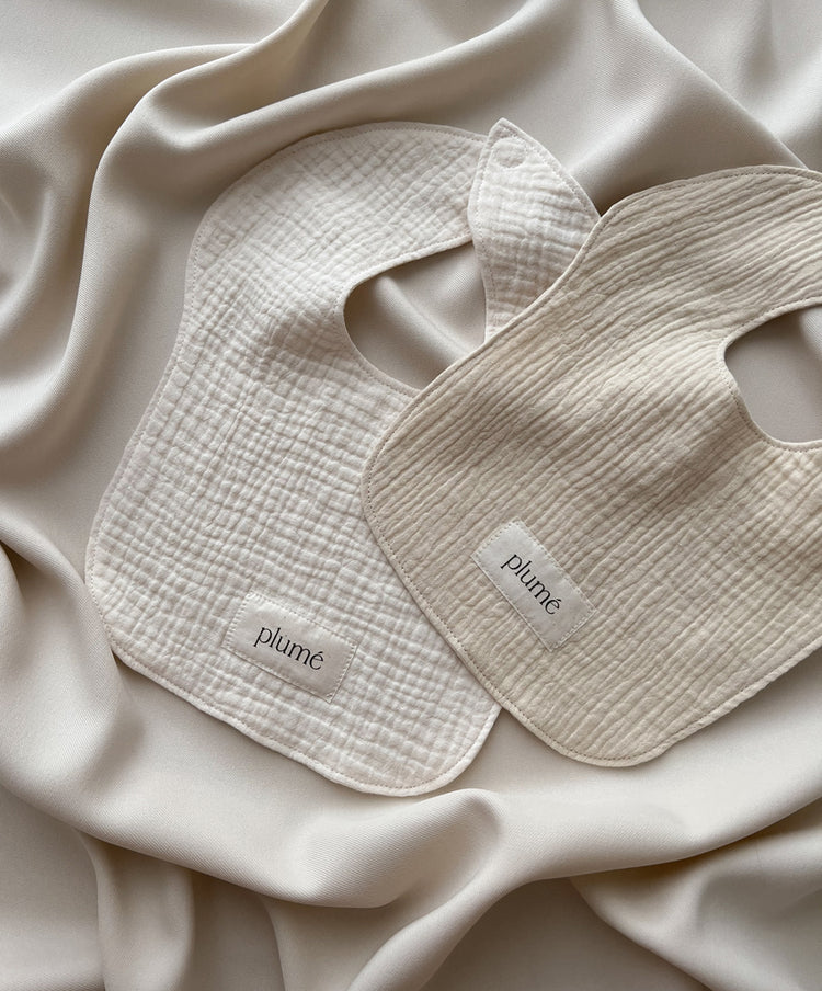 Vanilla Muslin Bib