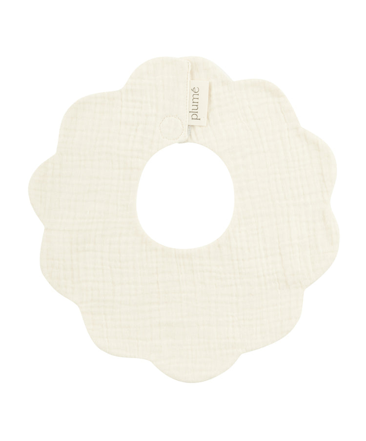 Śliniak muślinowy Frill bib Vanila