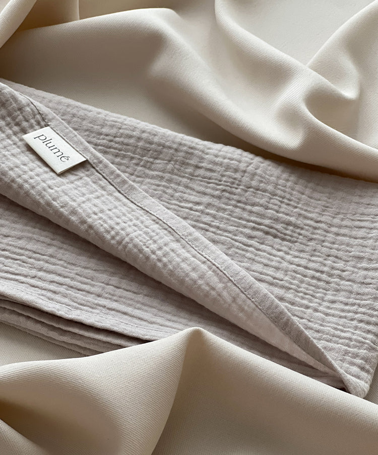 Light Grey Muslin Diaper