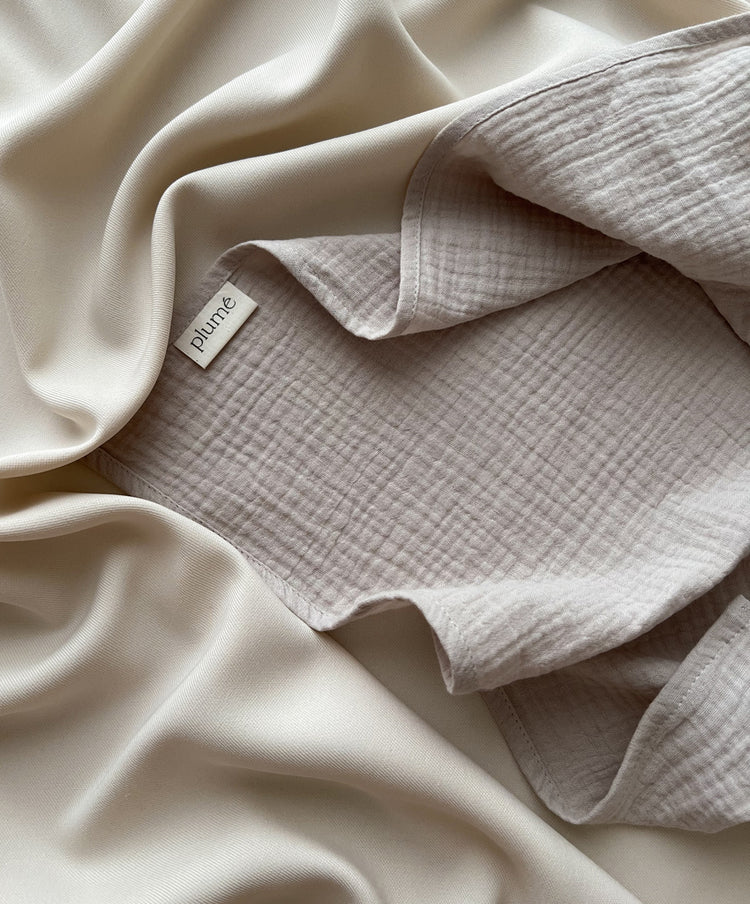 Light Grey Muslin Diaper