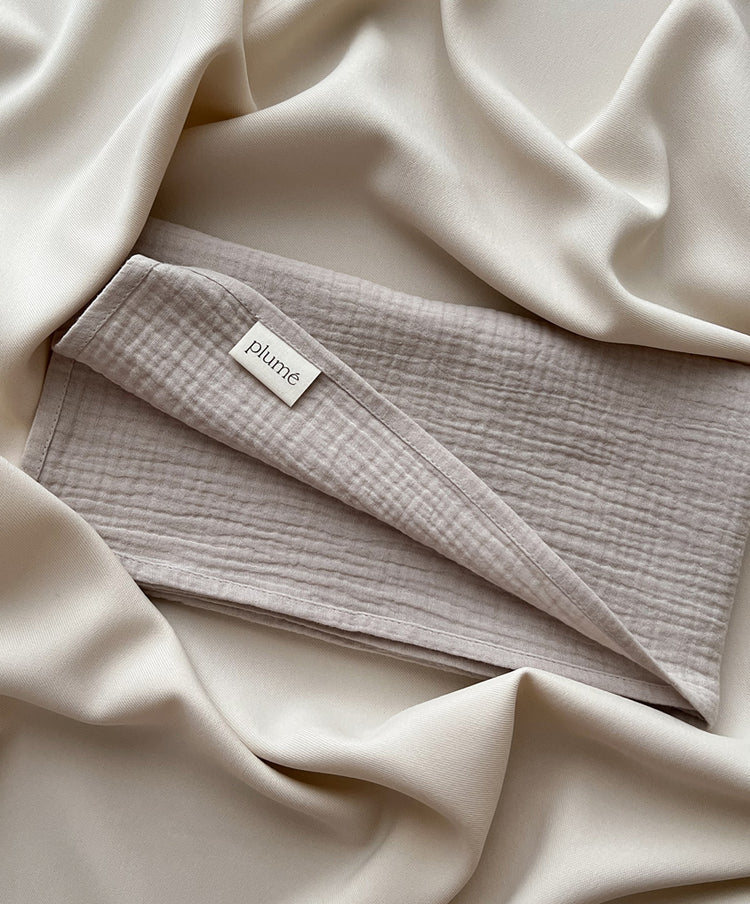 Light Grey Muslin Diaper