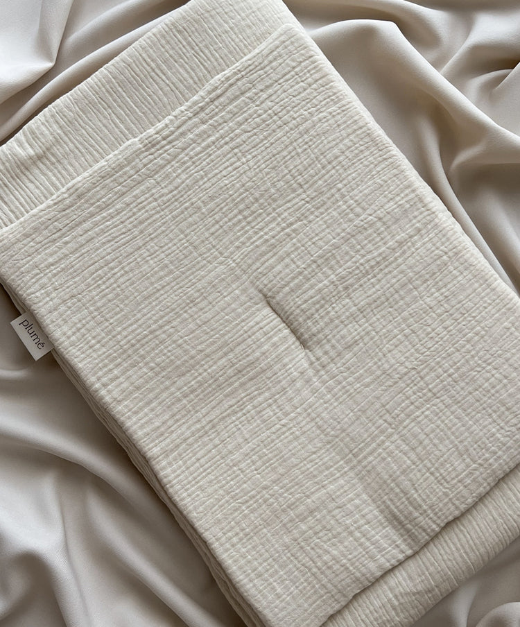 Muslin bedding Oat Milk