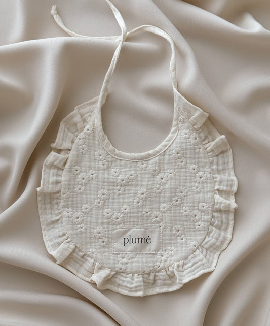 Gardenia Ruffle Bib