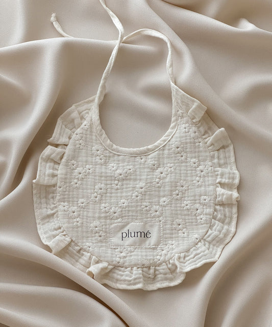 Gardenia Ruffle Bib